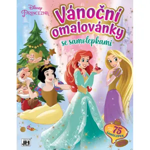 Produkt Vánoční omalovánky se samolepkami Princezny