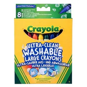 Velké omyvatelné pastelky CRAYOLA 8 kusů