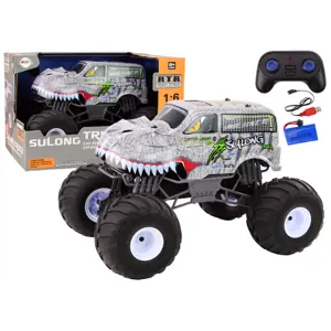 Velké terénní auto na dálkové ovládání 2.4G RC 1:6 Dinosaurus