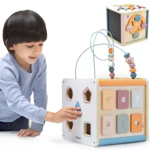 VIGA PolarB Vzdělávací kostka 8v1 Activity Cube