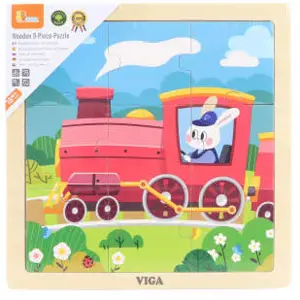 Viga puzzle mašinka 9 dílů