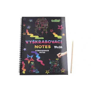 Vyškrabávací notes 26x19cm /10 listů