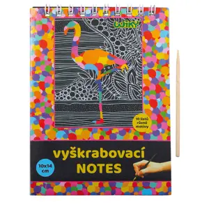 Vyškrabovací notes 011369 21x28cm, 10listů