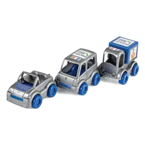 Produkt Wader Auto policejní Kid Cars 3ks plast 10cm v krabičce 30x8x10cm +