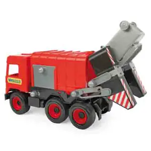 Produkt Wader Middle truck - červený popelářský vůz