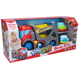 Wiky Vehicles Kiddy Auto odtahovka s efekty 31 cm 2 auta 9 cm