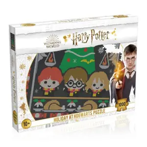 Winning Moves Harry Potter Jigsaw Christmas Jumper 1 Holiday at Bradavice 1000 dílků