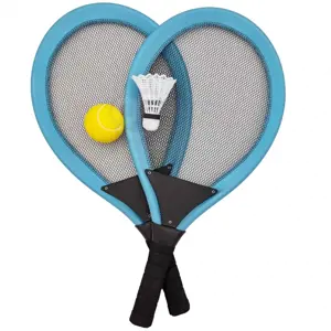 Woopie Velké tenisové rakety Badminton pro děti Set + Shuttle Ball