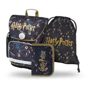 BAAGL 3 SET Ergo Harry Potter Pobertův plánek: aktovka, penál, sáček