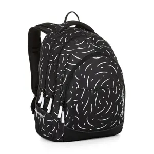 Produkt Bagmaster DIGITAL 23 A studentský batoh - černo bílý