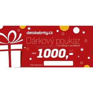 Dárkový poukaz 1000 Kč pro nákup na prodejnách