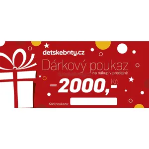 Dárkový poukaz 2000 Kč pro nákup na prodejnách