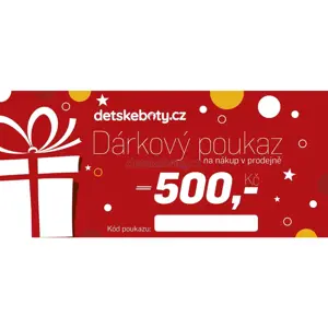 Dárkový poukaz 500 Kč pro nákup na prodejnách