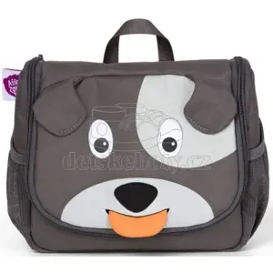 Produkt Dětská kosmetická taštička Affenzahn Washbag Dog David - grey