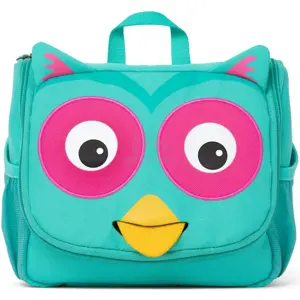 Dětská kosmetická taštička Affenzahn Washbag - Olivia Owl - turquoise