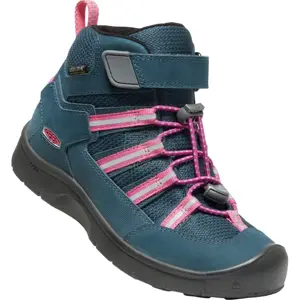 Dětské celoroční boty Keen Hikeport 2 Sport Mid WP Youth blue wing teal/fruit dove Velikost: 35