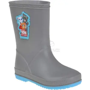 Dětské gumáky Coqui 8505 mid.grey/new blue Velikost: 26