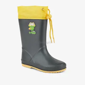 Dětské gumáky Coqui 8558 Antracit/Yellow Hero Velikost: 24