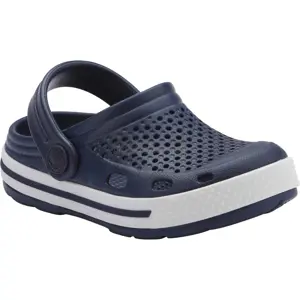 Dětské plážovky Coqui 6423 Navy/White Navy Velikost: 28-29