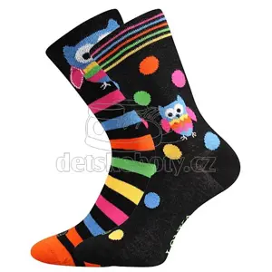 Produkt Dětské ponožky LONKA Doble Sova vzor 11 Velikost: 35-38