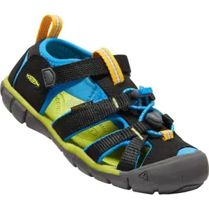 Dětské sandály Keen Seacamp II CNX children black/brilliant blue Velikost: 29