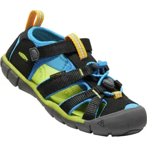 Dětské sandály Keen Seacamp II CNX CHILDREN black/brilliant blue Velikost: 30