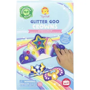 Kreativní sada Tiger Tribe Glitter Goo Crowns - Super Rainbow