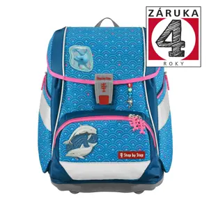 Produkt Školní aktovka/batoh 2IN1 PLUS pro prvňáčky – 6dílný set, Step by Step Dolphin Pippa