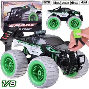 Produkt Autíčko Monster Snake 4x4 na dálkové ovládání RC s efekty RC0633 zelené