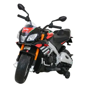 Dětská elektrická motorka Aprilia Tuono V4 černá