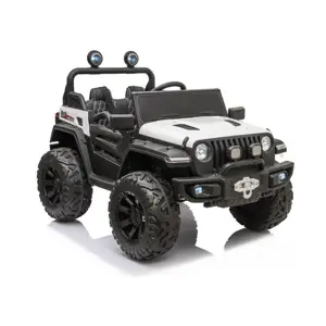 Dětské elektrické auto Jeep Off Road 4x4 bílé