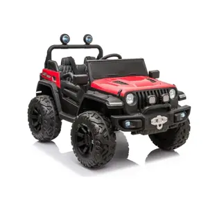 Dětské elektrické auto Jeep Off Road 4x4 červené