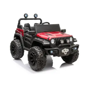 Dětské elektrické auto Jeep Off Road 4x4 lakované červené