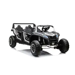 Elektrické autíčko Buggy UTV čtyřmístné 24V nafukovací kola bílé