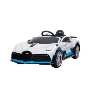 HračkyZaDobréKačky Elektrické auto Bugatti Divo bílé