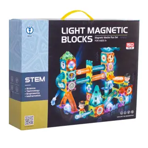 Produkt Kuličková dráha - magnetická, svítící stavebnice 150ks