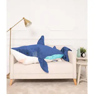 Produkt Velký plyšový žralok Adi modrý 160 cm