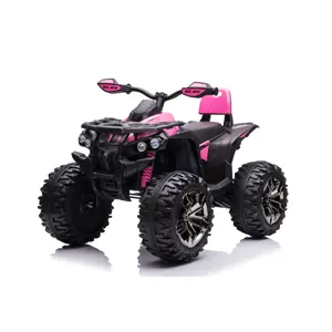 Dětská elektrická čtyřkolka ATV Power 12V 14Ah 4x4 růžová BEZ IMITAČNÍCH PRUŽIN