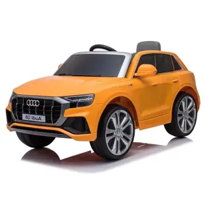 Dětské elektrické autíčko Audi Q8 lakované oranžové