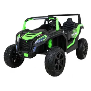 Dětské elektrické autíčko Buggy UTV Strong 24V nafukovací kola zelené