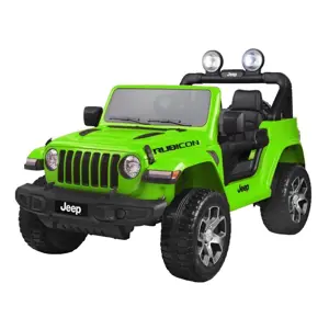 Dětské elektrické autíčko Jeep Wrangler Rubicon 4x4 zelená