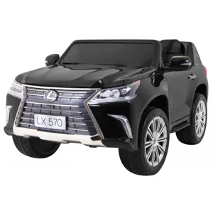 Dětské elektrické autíčko Lexus LX 570 4x4 lakované černé