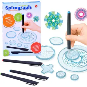 Dětský set kreslících šablon - Spirograf