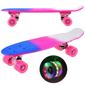 Dívčí skateboard SP0577 růžový