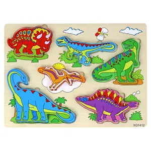 Dřevěné 3D puzzle Dinosauři 11 dílků