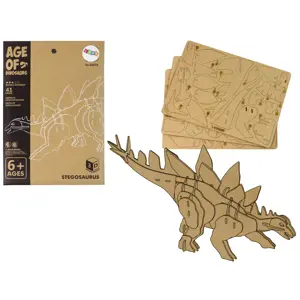 Produkt Dřevěné 3D puzzle Stegosaurus 41 dílků