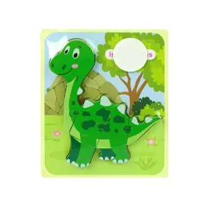 Dřevěné puzzle pro nejmenší dinosaurus