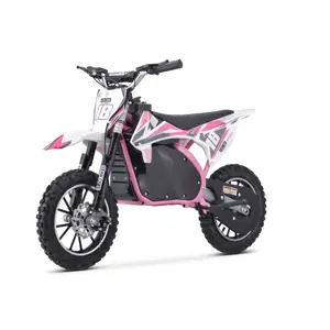 Elektrická motorka Cross Trail King 800W 36V růžová