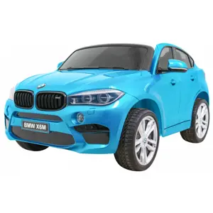 Elektrické autíčko BMW X6 M dvoumístné XXL lakované modré