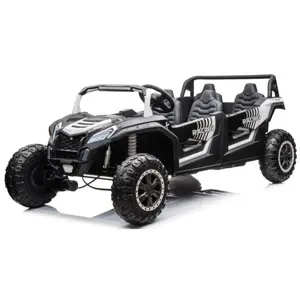 Elektrické autíčko Buggy UTV čtyřmístné 24V nafukovací kola bílé